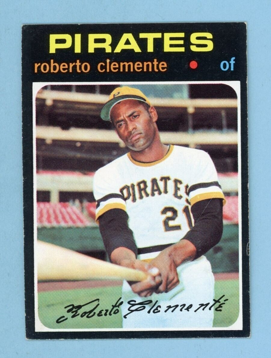 1971 Topps #630 Roberto Clemente Pittsburgh Pirates Baseball Card EX+