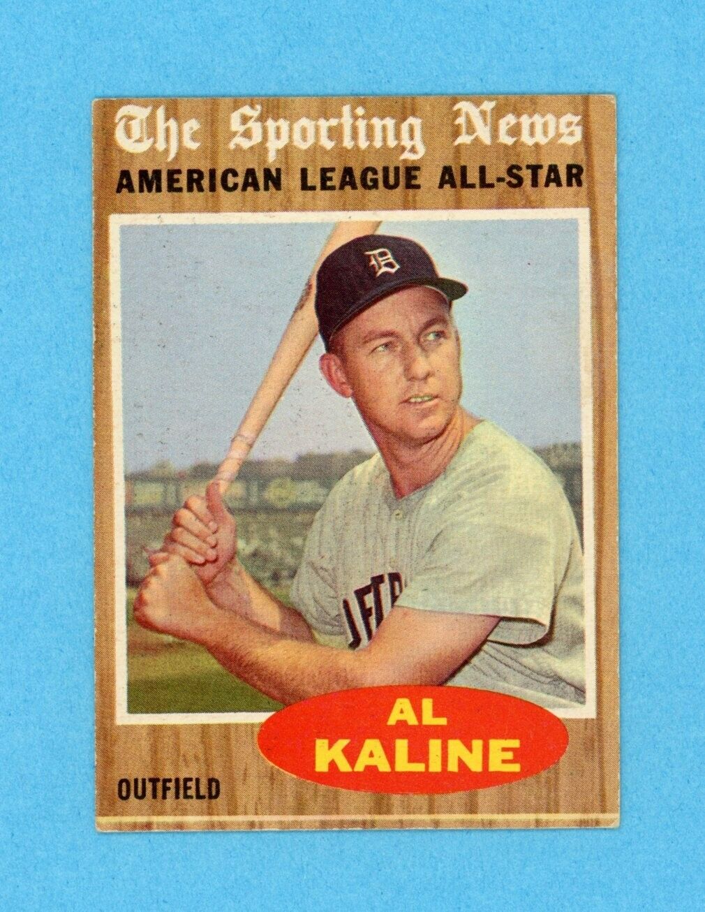 1962 Topps #470 Al Kaline All-Star Detroit Tigers Baseball Card EX+