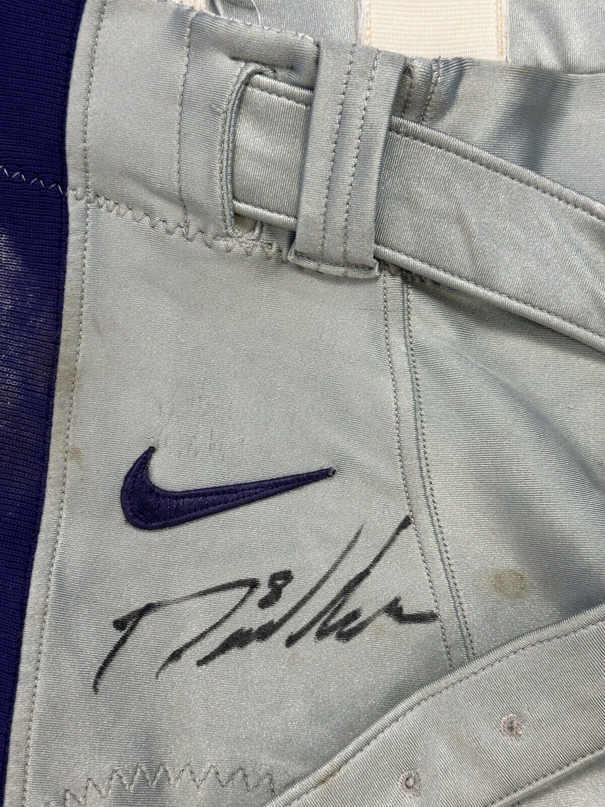 c. 2000s Kansas State Wildcats GAME USED AUTO Nike NCAA College Football Pants