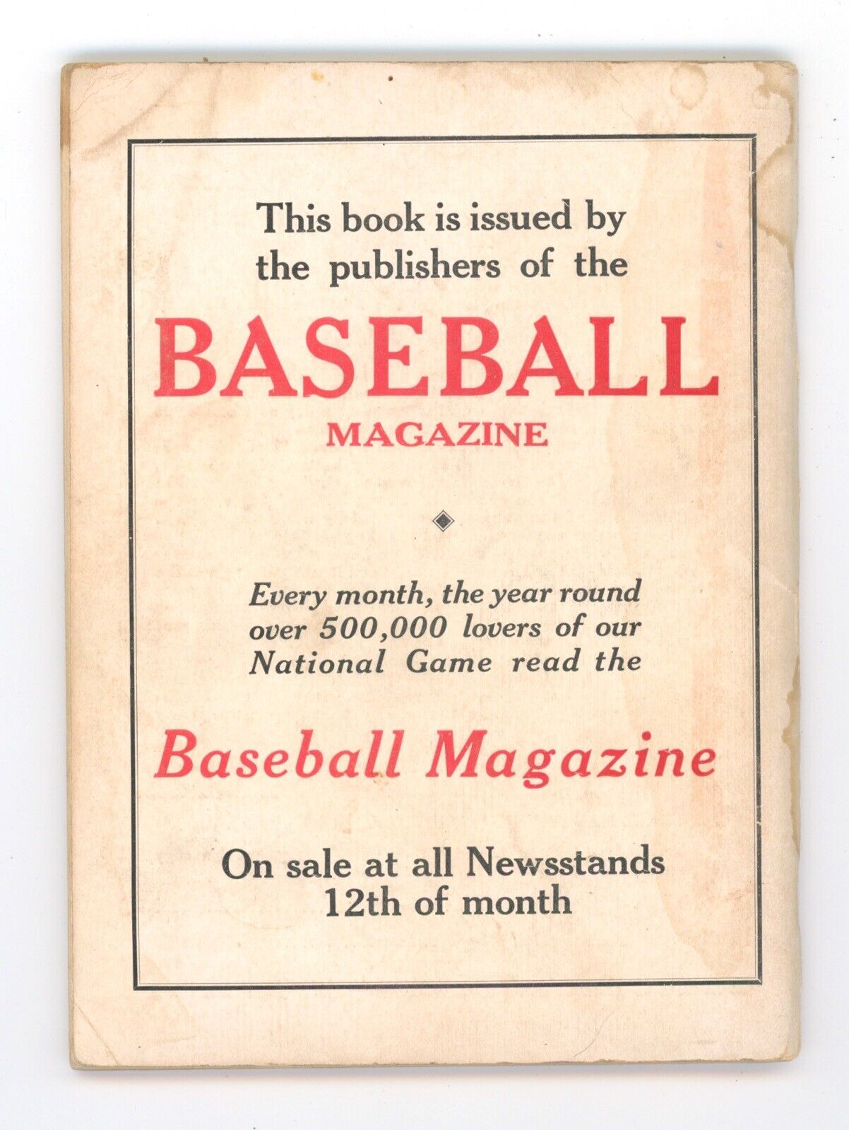 1932 Who's Who in Baseball • Intact, 96 Pages