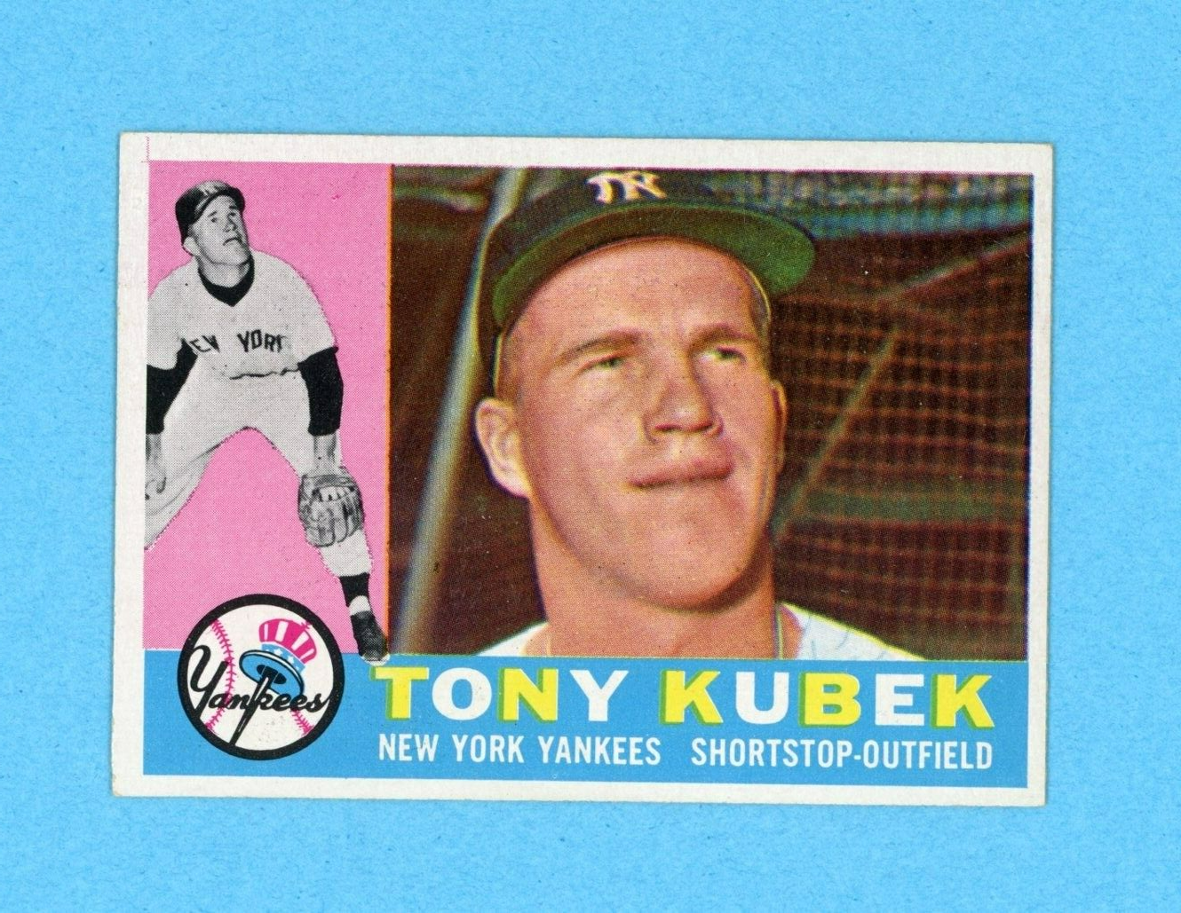 1960 Topps #83 Tony Kubek New York Yankees Baseball Card Ex/Mt - NM