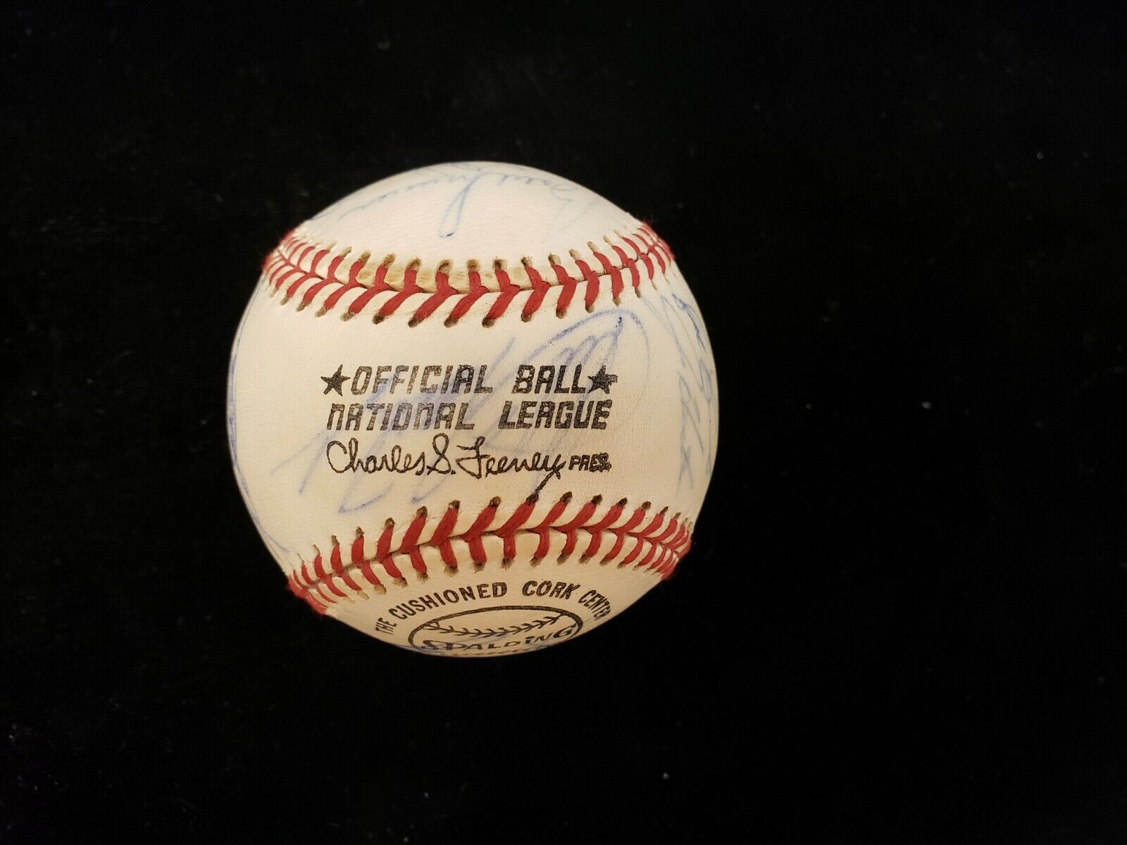 1972 American League All-Stars Autographed NL Baseball - 18 Signatures, 9 HoF!