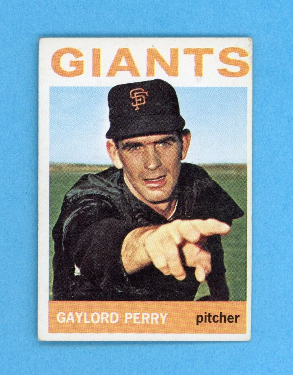 1964 Topps #468 Gaylord Perry San Francisco Giants Baseball Card Vg/Ex