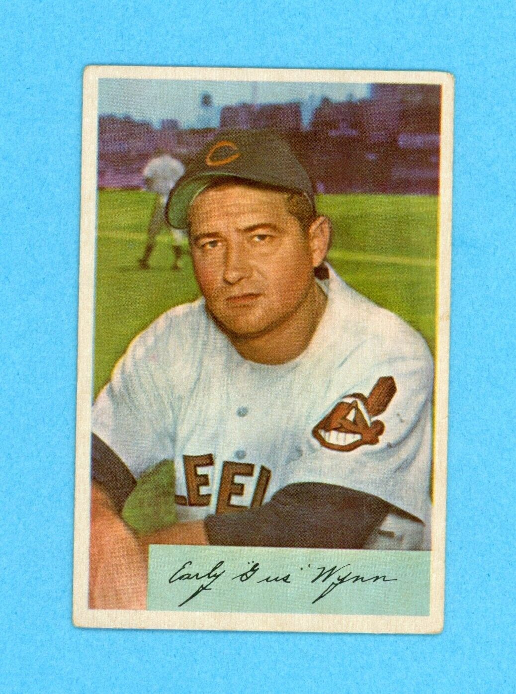 1954 Bowman #164 Early Wynn Cleveland Indians Baseball Card Vg/Ex lwab