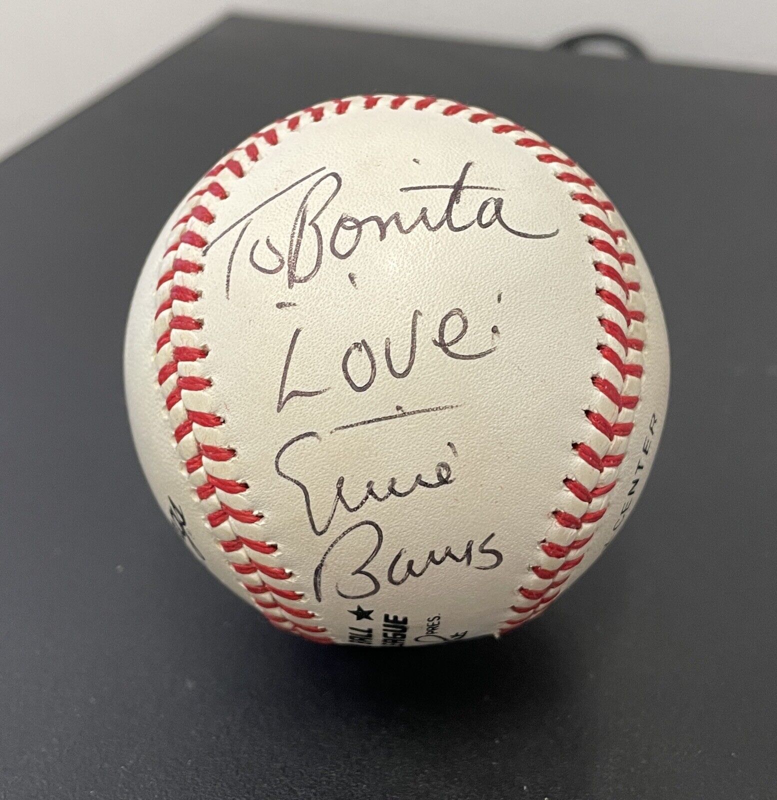 Ernie Banks Signed/Inscribed "To Bonita, Love" ONL Ball Auto with B&E Hologram