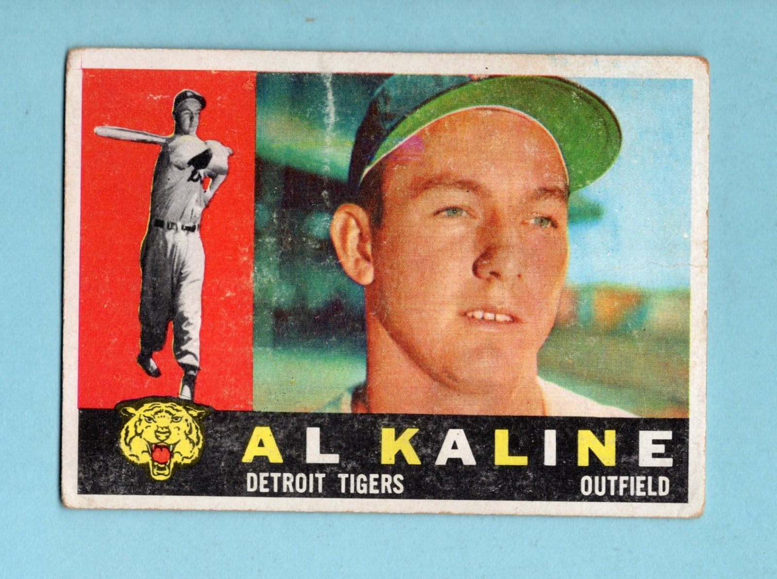 1960 Topps #50 Al Kaline Detroit Tigers Baseball Card Low Grade