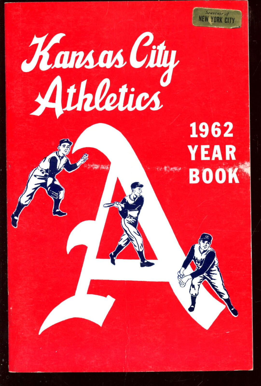 1962 Kansas City Athletics Baseball Yearbook EX