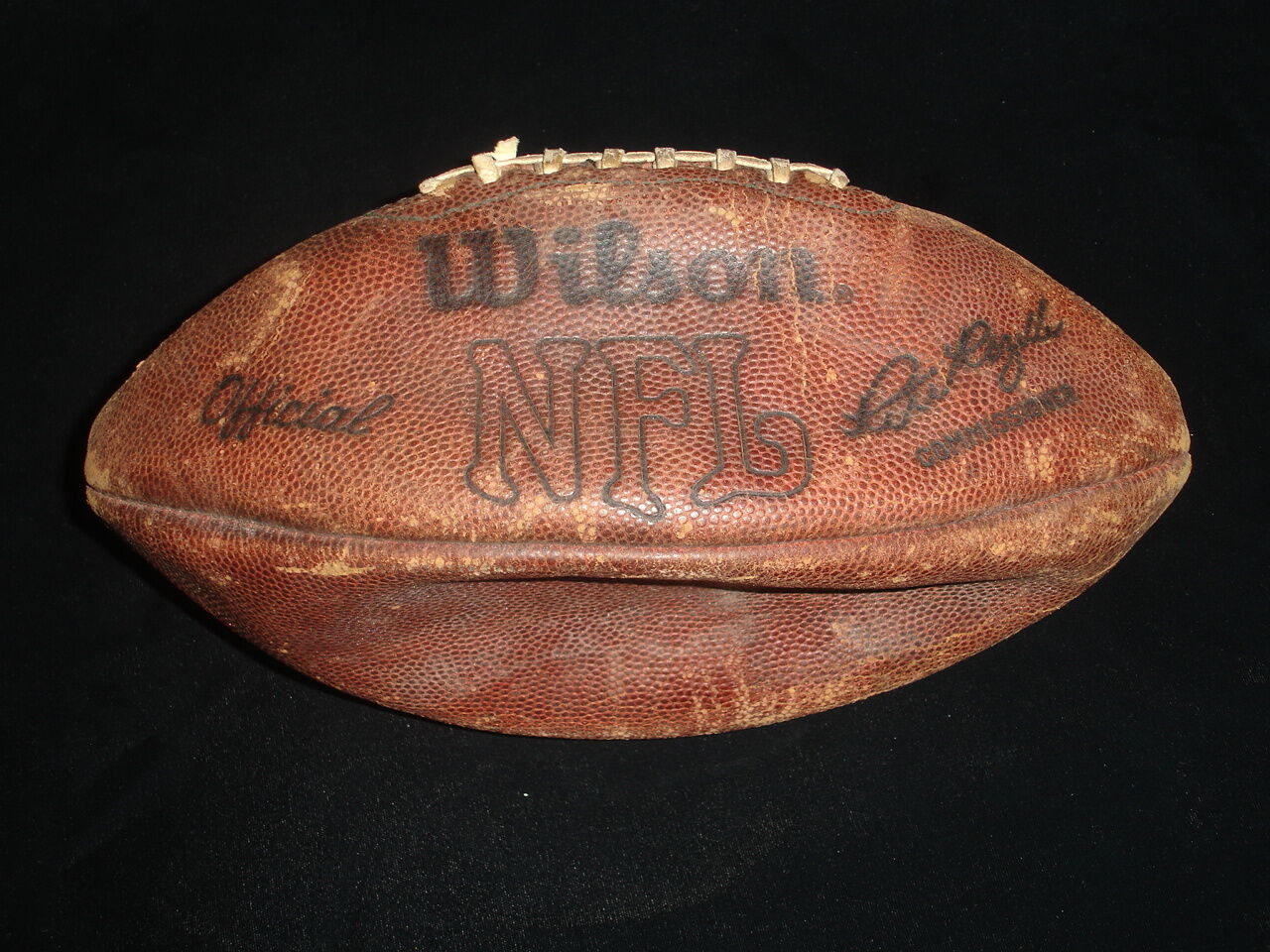 1970's-80's Vince Evans Autographed Game Used Official NFL Football w/ hologram