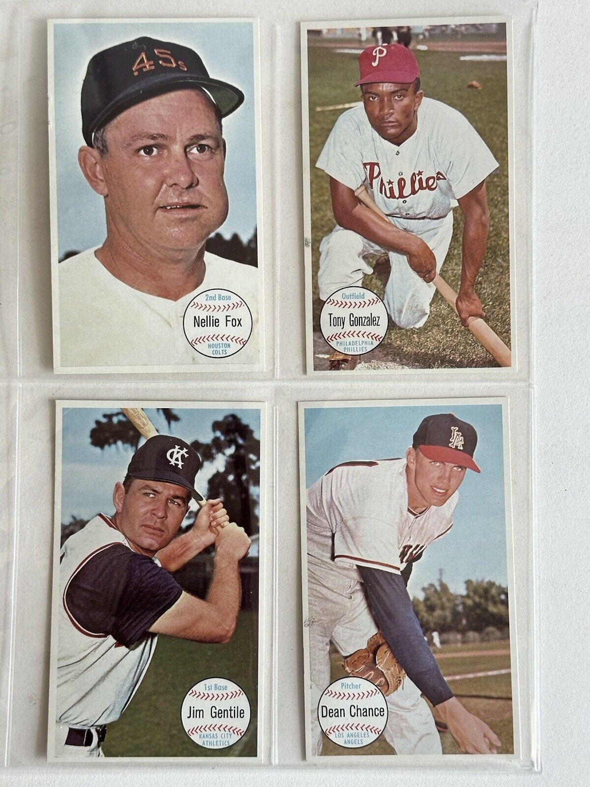 1964 Topps Giants Baseball Card Complete Set of 60 NM Koufax Aaron Mays Mantle