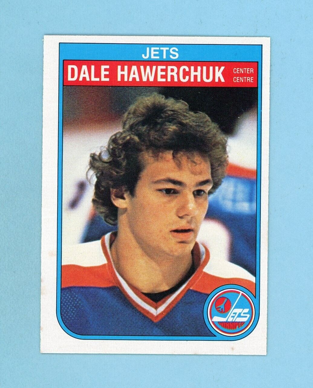 1982-83 OPC #380 Dale Hawerchuk Winnipeg Jets Rookie Hockey Card NM