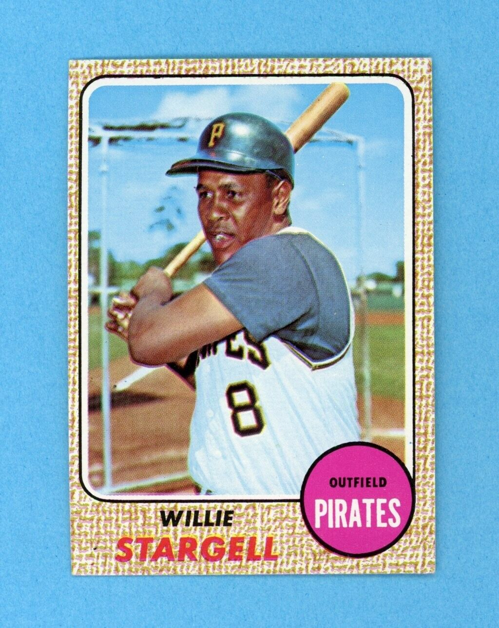 1968 Topps #86 Willie Stargell Pittsburgh Pirates Baseball Card EX+ - Ex/Mt