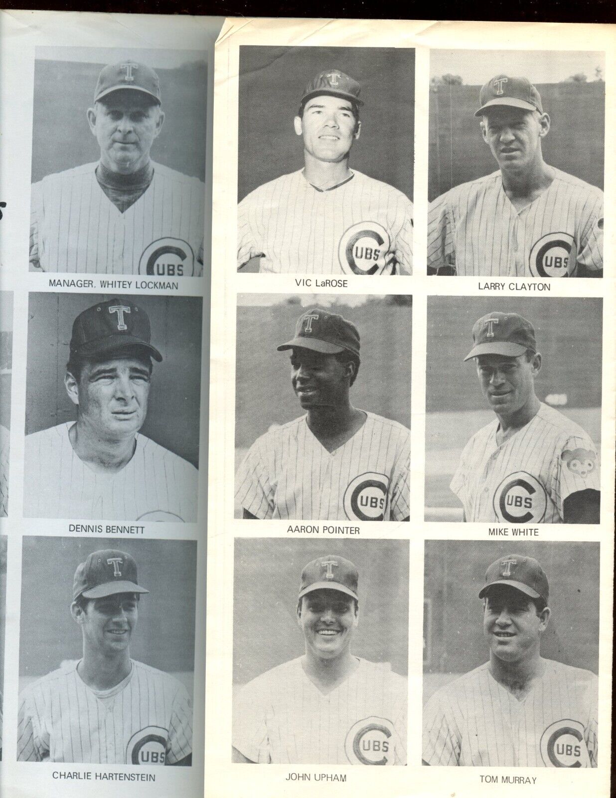 1968 Tacoma Cubs Minor League Baseball Yearbook VGEX