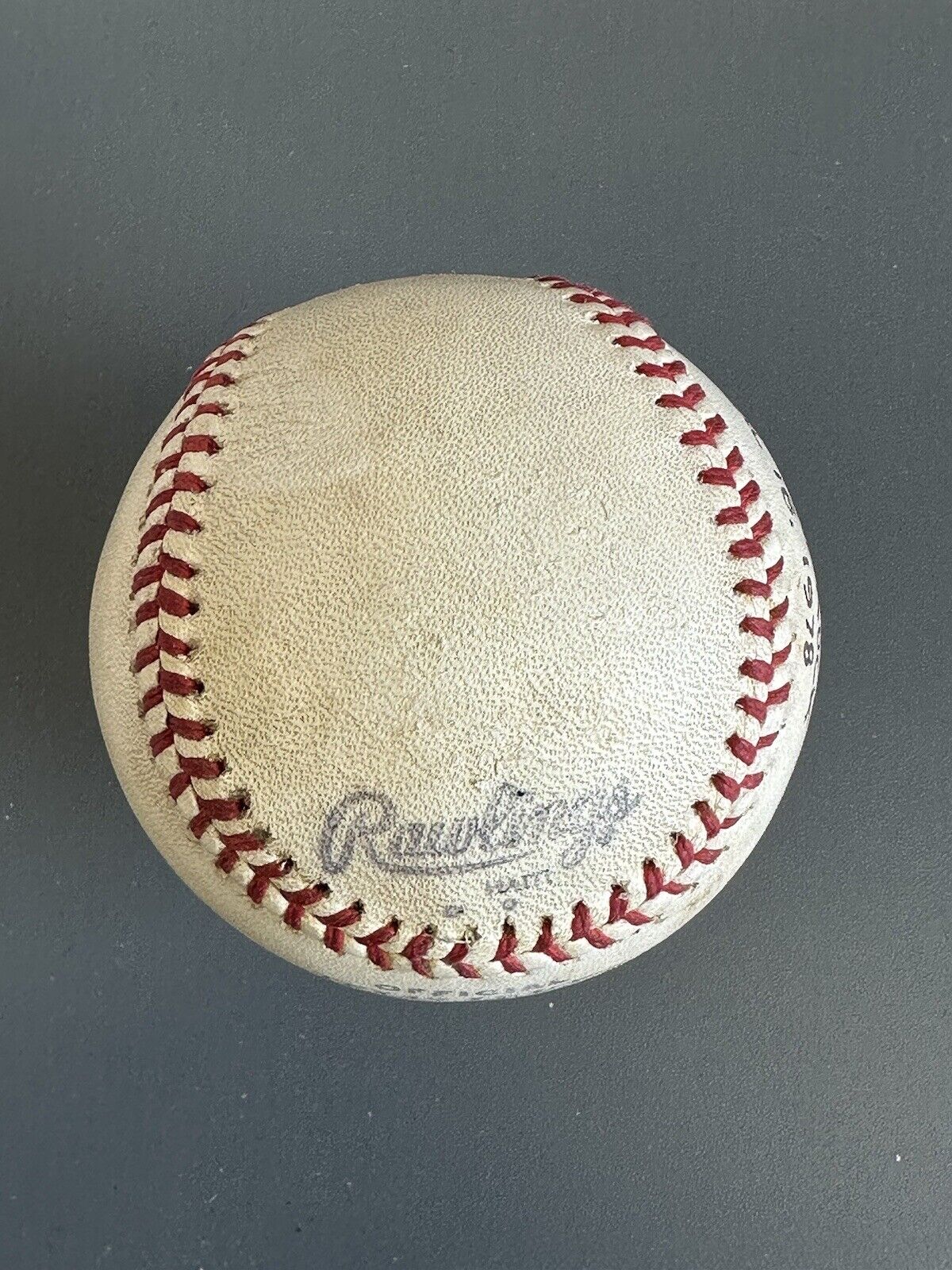 April 18, 1978 Rawlings Texas League GAME USED Baseball - Tulsa @ Arkansas