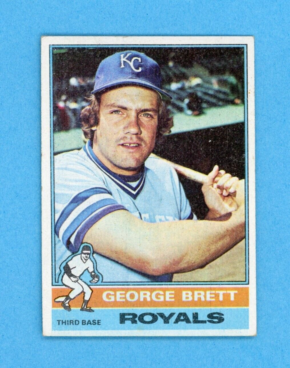 1976 Topps #19 George Brett Kansas City Royals Baseball Card EX