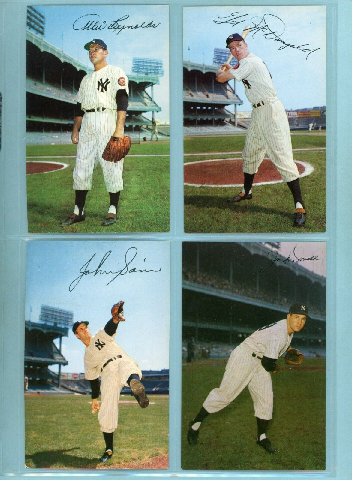 1952 - 1955 Dormand Postcards Starter Set Lot of 12 Different New York Yankees