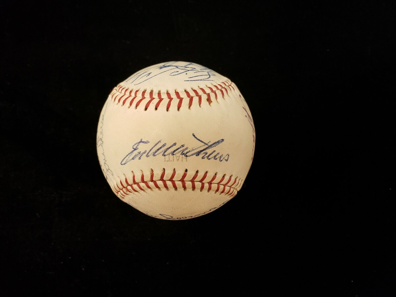 1972 Atlanta Braves Autographed Baseball - 19 Signatures!