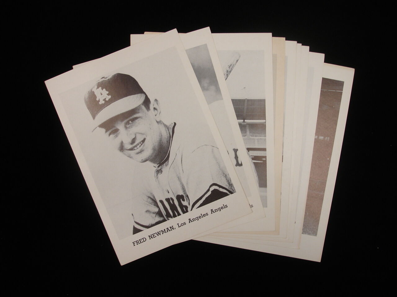 Set of 12 1964 Jay Publishing Los Angeles Angels Photographs