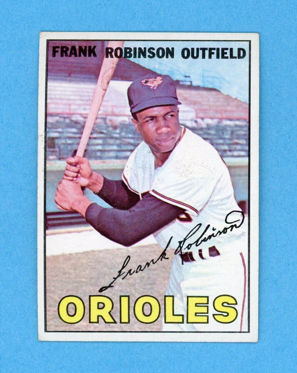 1967 Topps #100 Frank Robinson Baltimore Orioles Baseball Card EX