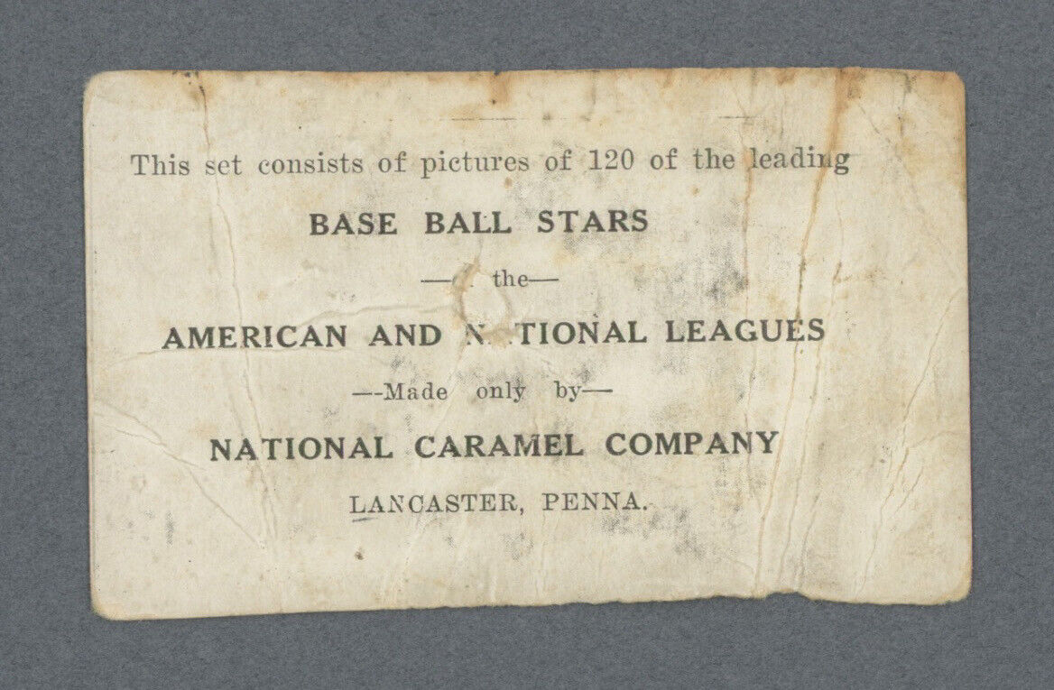 Vintage E220 National Caramel • Lawton Witt • Low Grade • Phillies Yankees etc.