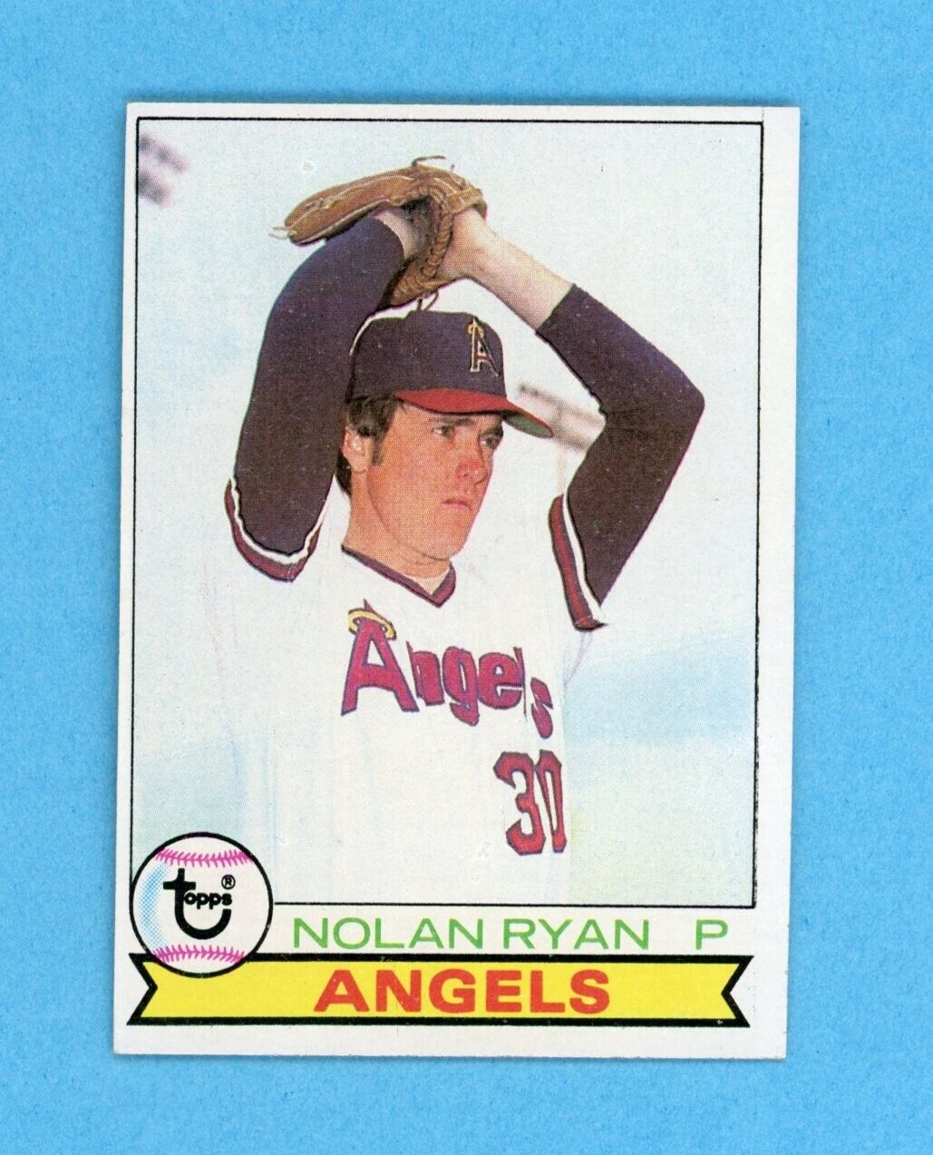 1979 Topps #115 Nolan Ryan California Angels Baseball Card Ex/Mt o/c lilse
