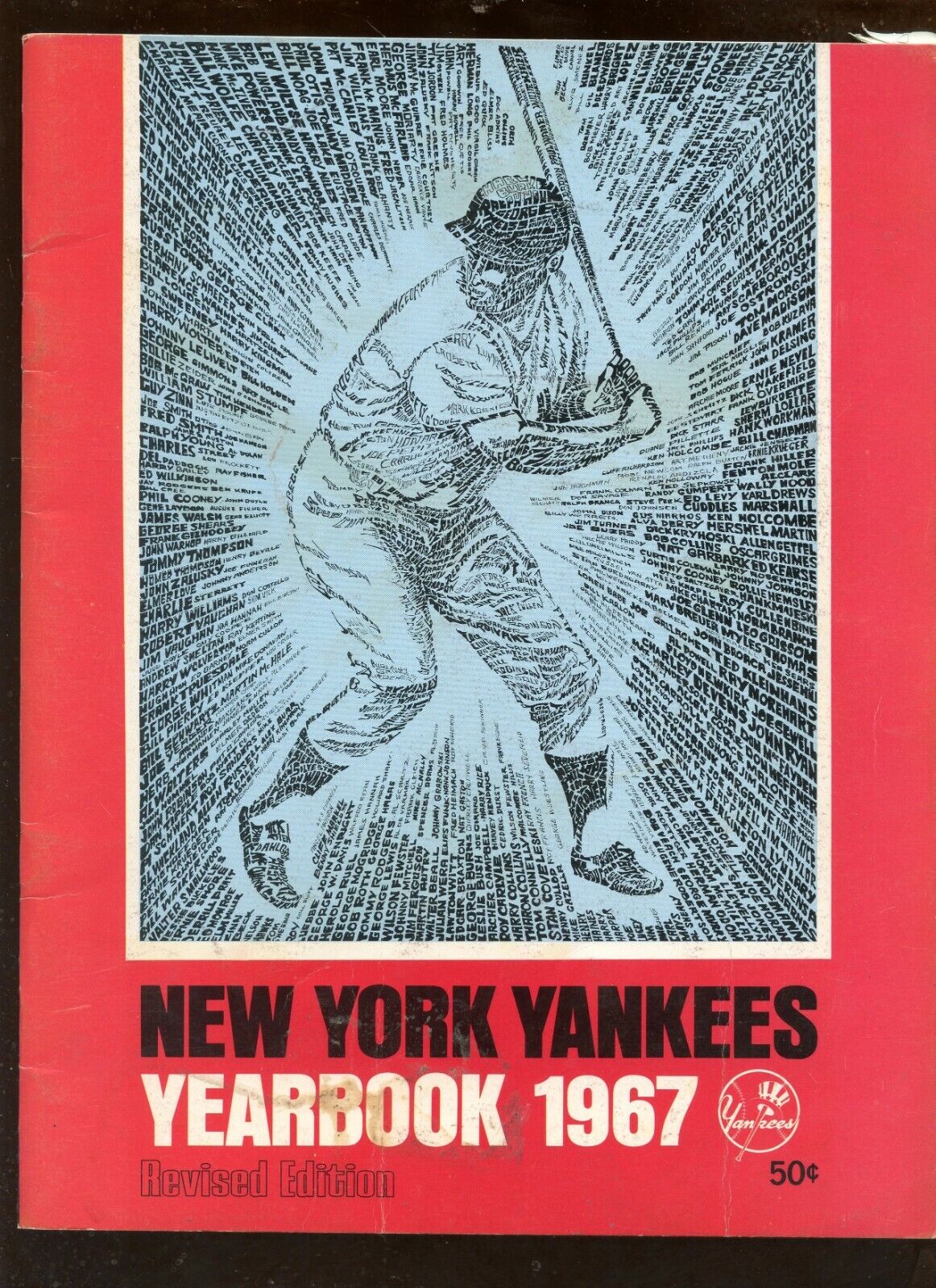 1967 MLB New York Yankees Revised Yearbook VG+