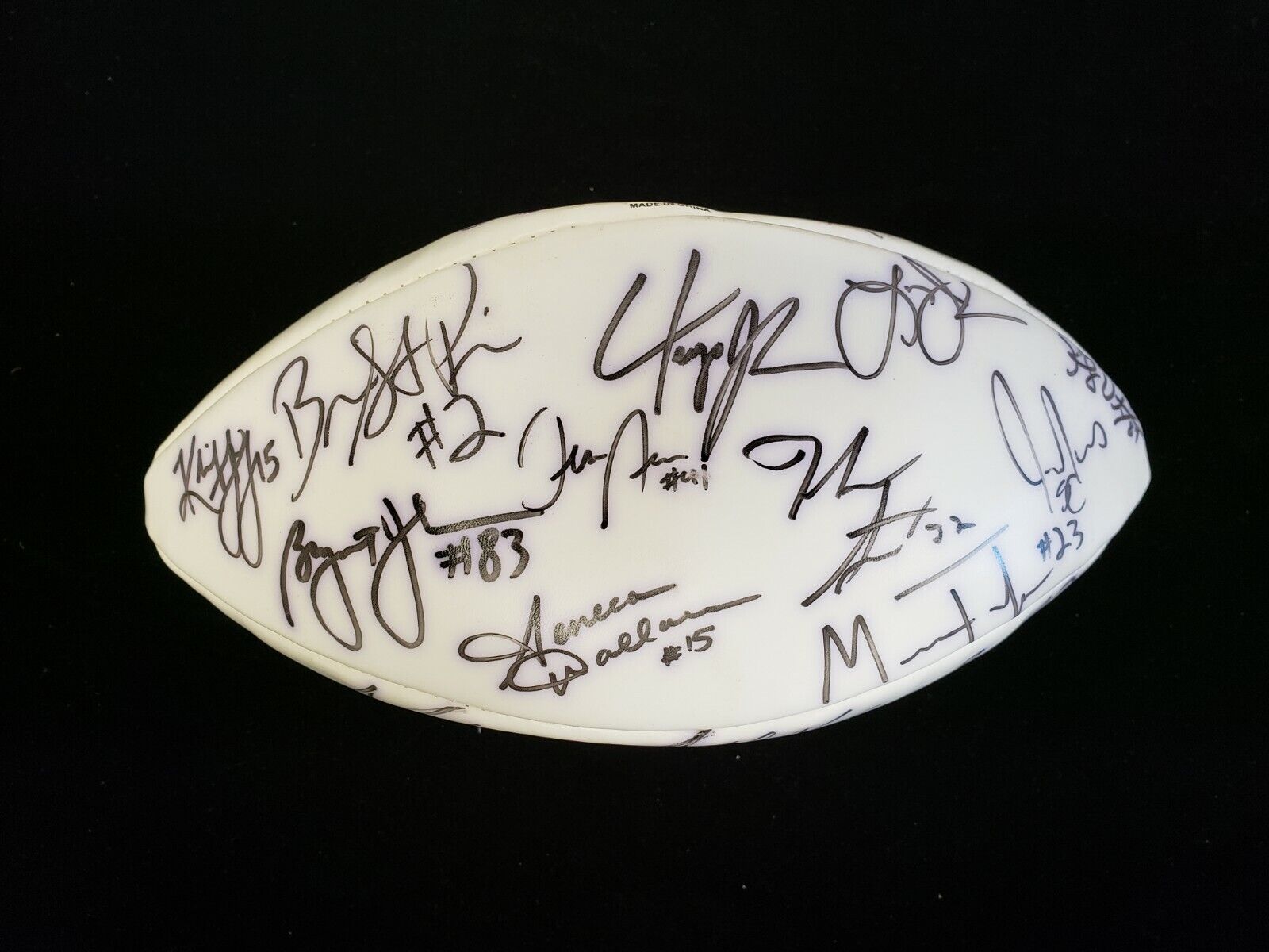 2003 NFL Rookie Premiere Autographed Football - 30 Signatures