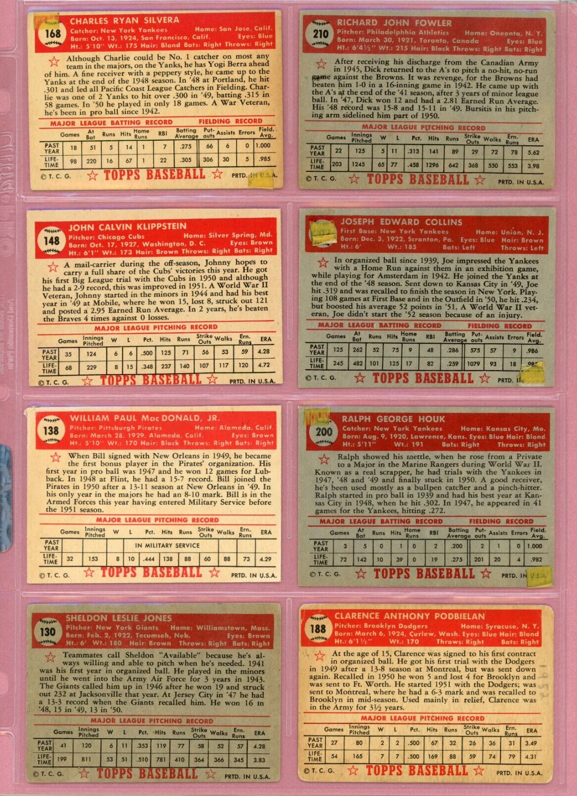 1952 Topps Starter Set Lot of 37 Different Baseball Cards Low Grade