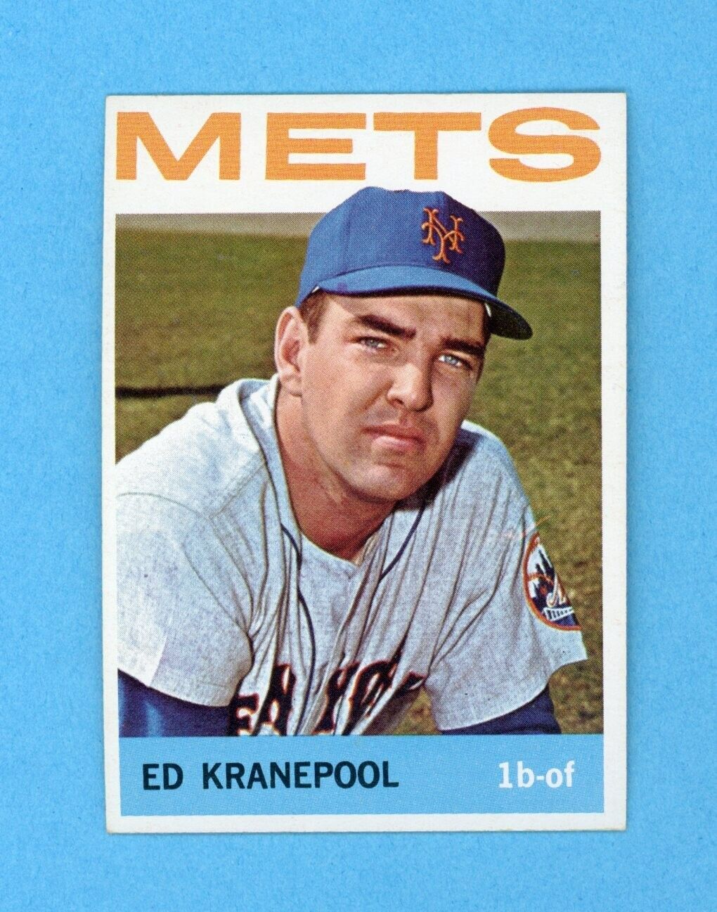 1964 Topps #566 Ed Kranepool New York Mets High Number Baseball Card Ex/Mt