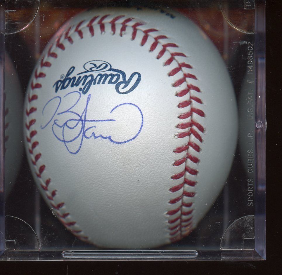 Brandon Laird (2011 NY Yankees) Single Signed Official Selig Baseball Hologram