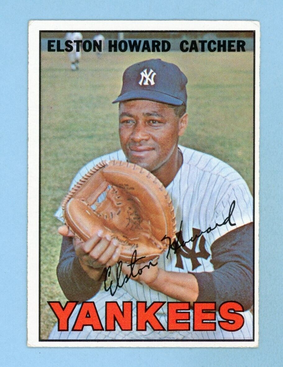 1967 Topps #25 Elston Howard New York Yankees Baseball Card EX