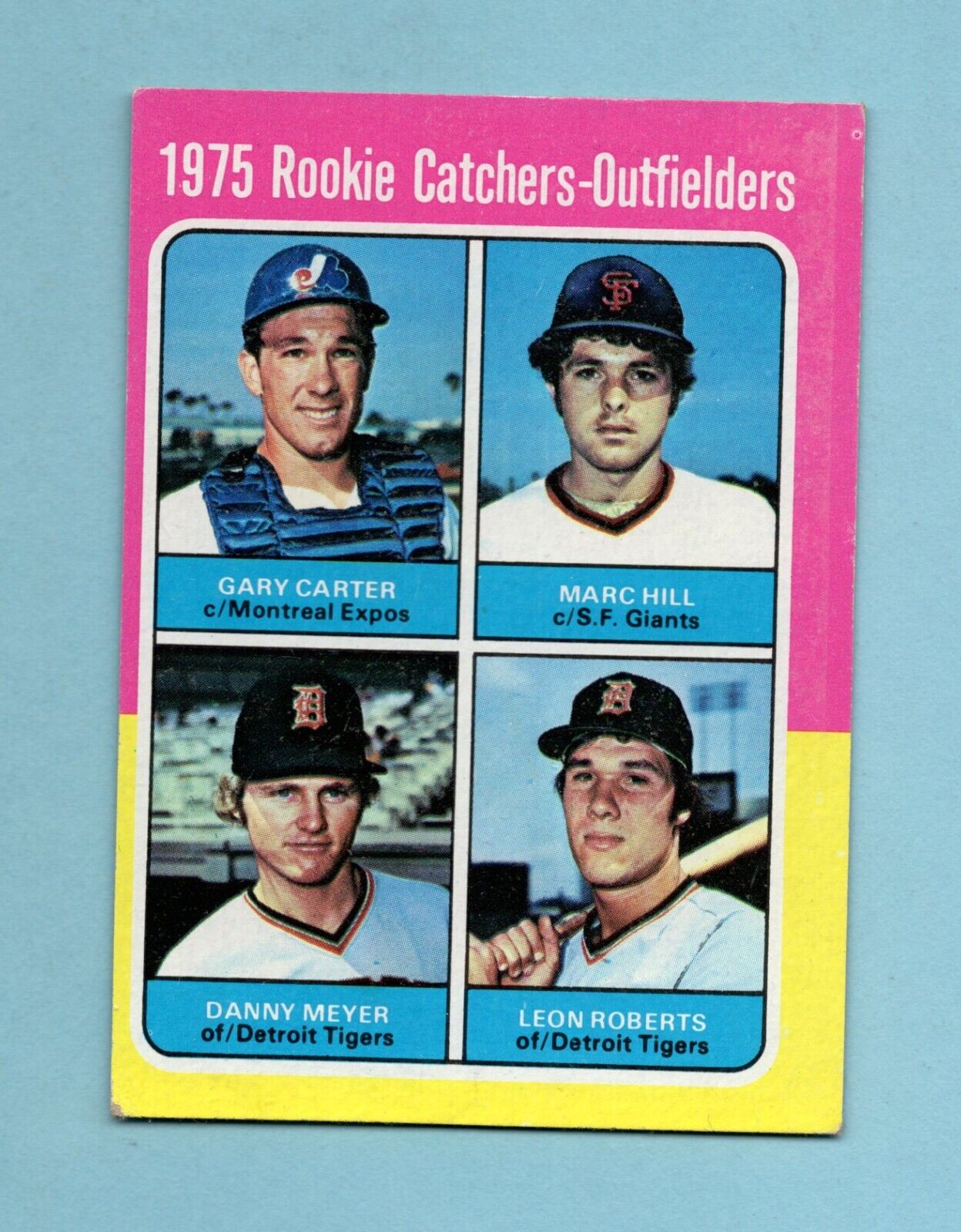 1975 Topps #620 Gary Carter & others Rookie Baseball Card EX o/c