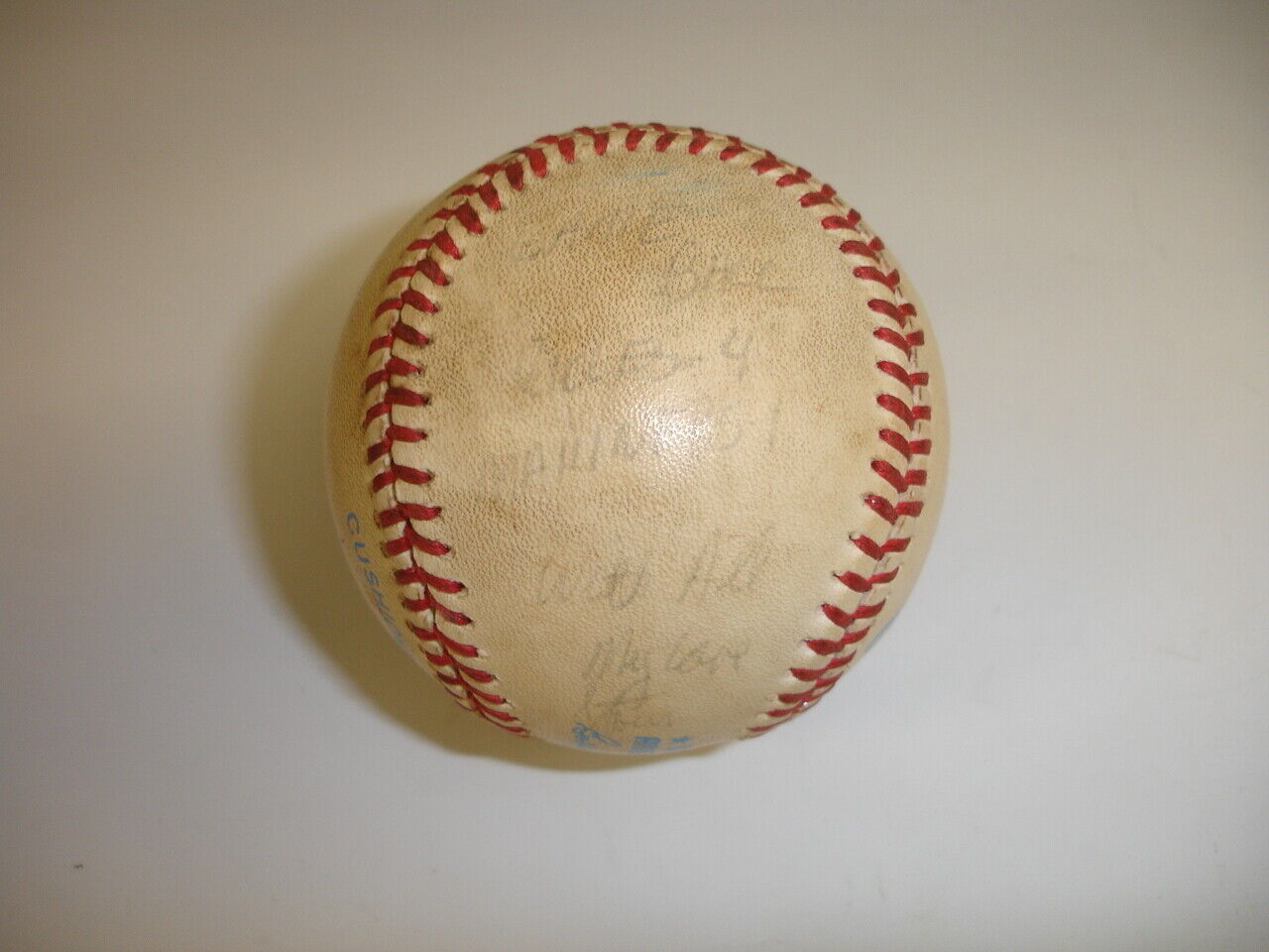 May 18, 1984 Storm Davis Orioles Autographed Game Used AL Baseball w/ Davis LOA