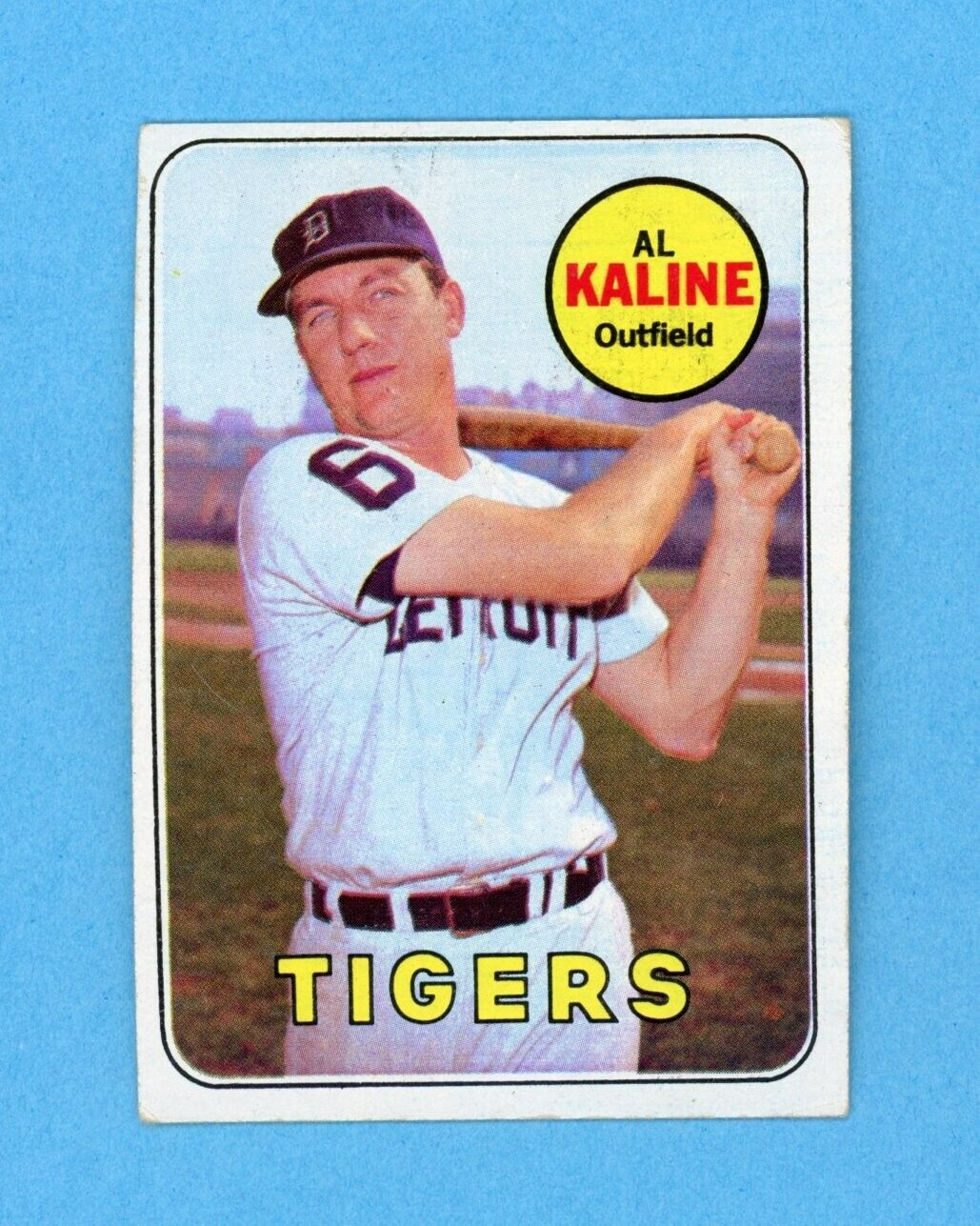 1969 Topps #410 Al Kaline Detroit Tigers Baseball Card Vg/Ex