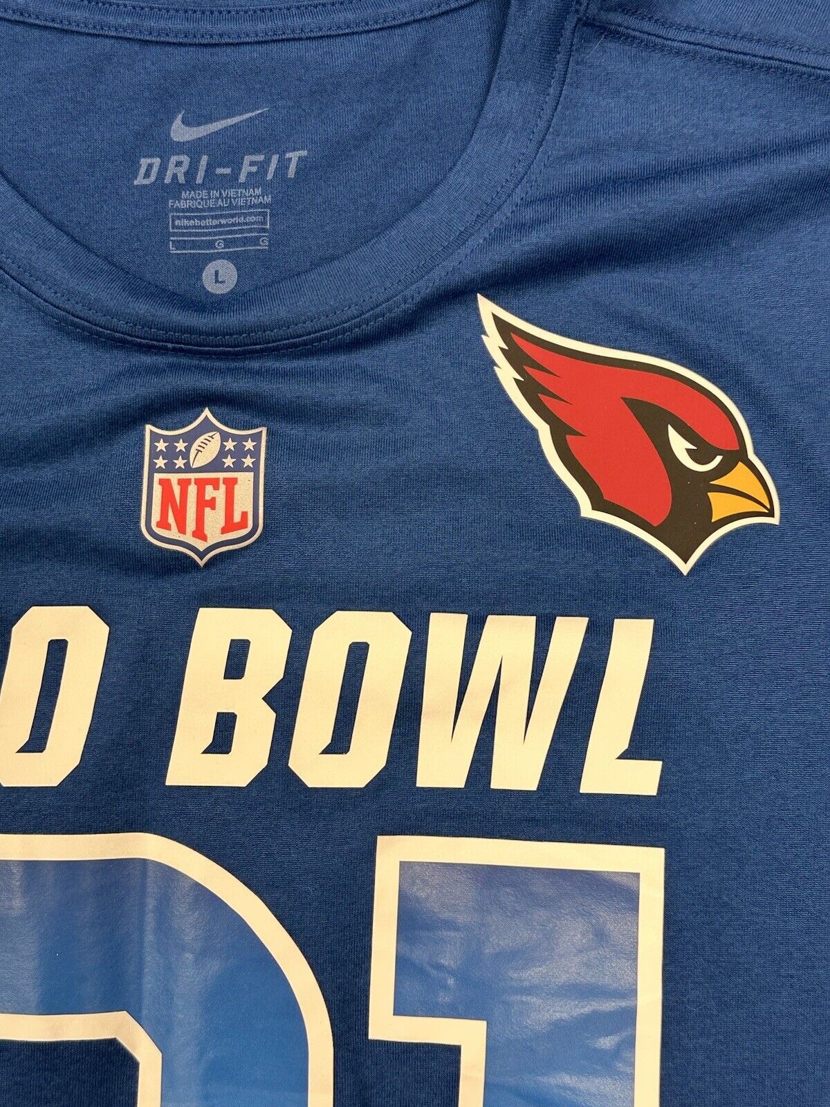 2011-2018 Pro Bowl Patrick Peterson Arizona Cardinals Game Jersey / Shirt #21