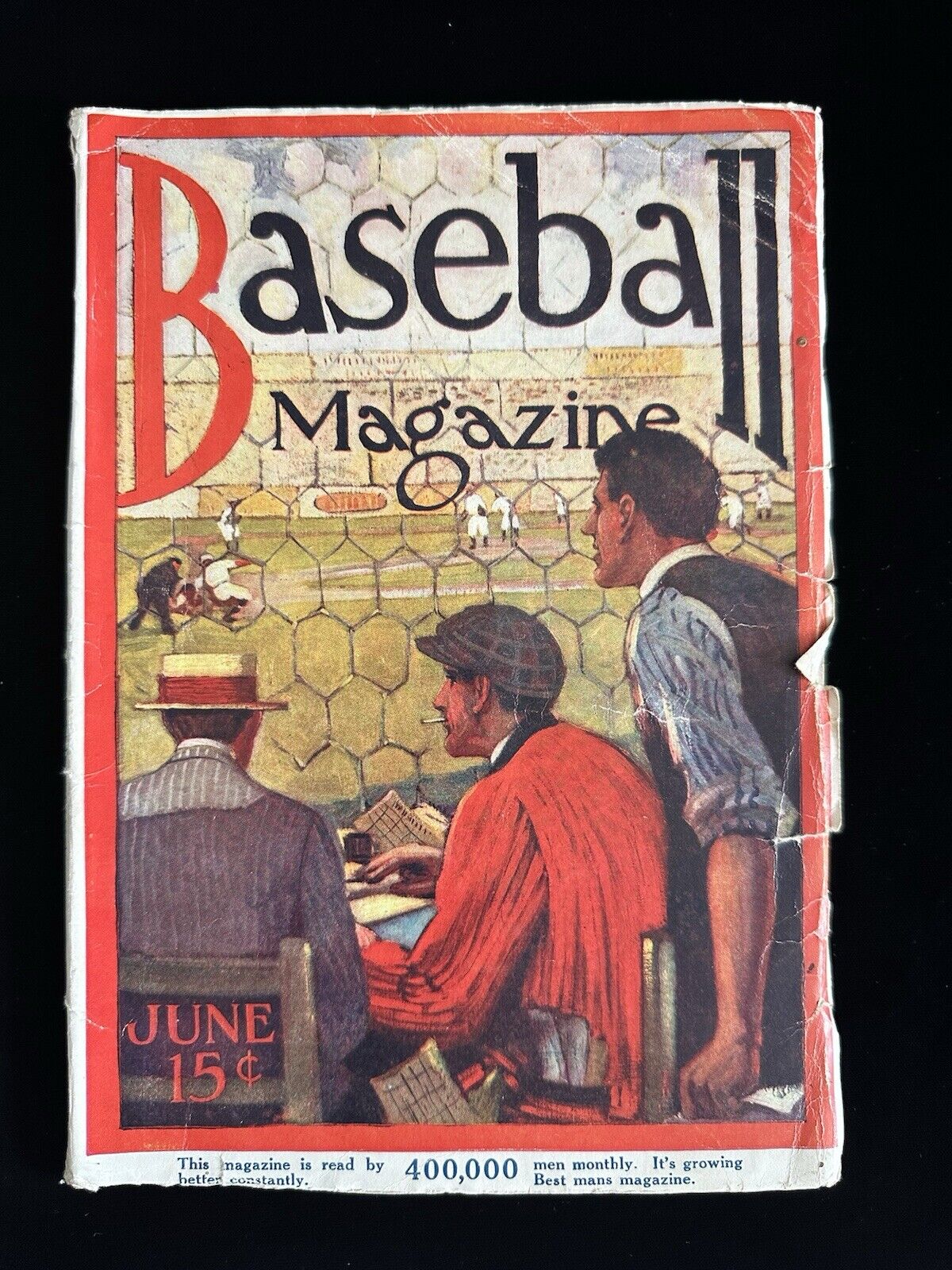 Original June 1915 Baseball Magazine Complete Publication - RARE