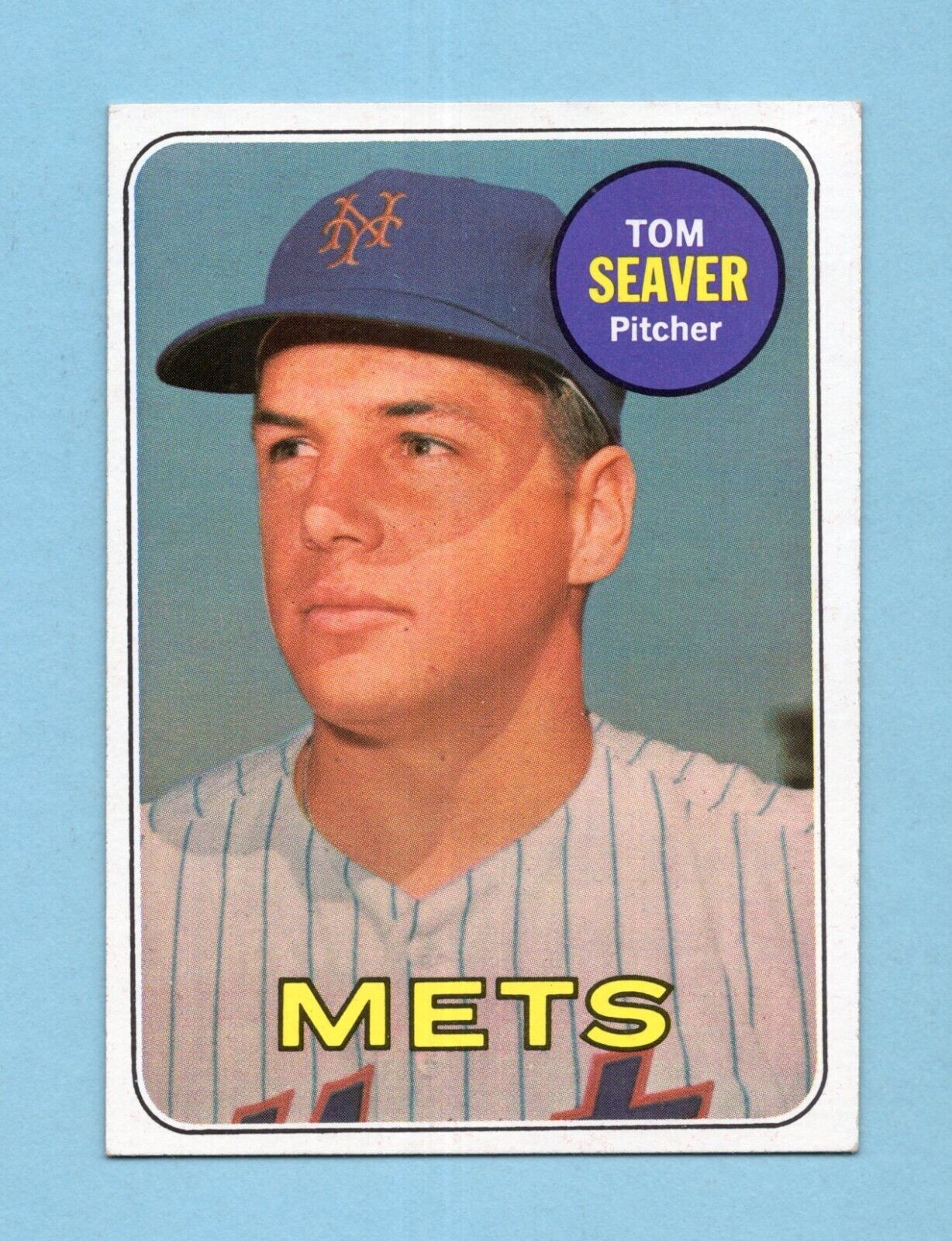 1969 Topps #480 Tom Seaver New York Mets Baseball Card EX+ - Ex/Mt