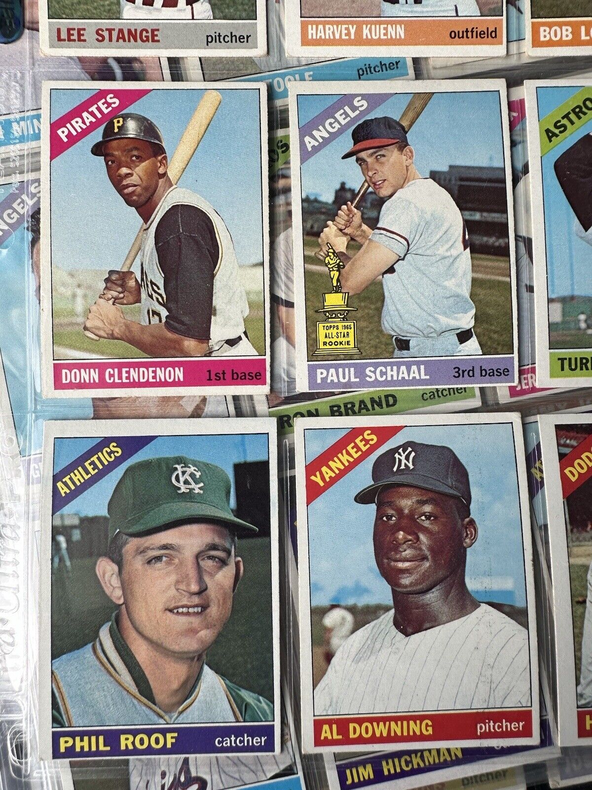 1966 Topps Baseball Starter Set / Lot of 279 Different w/ Semi-Stars   Solid EX