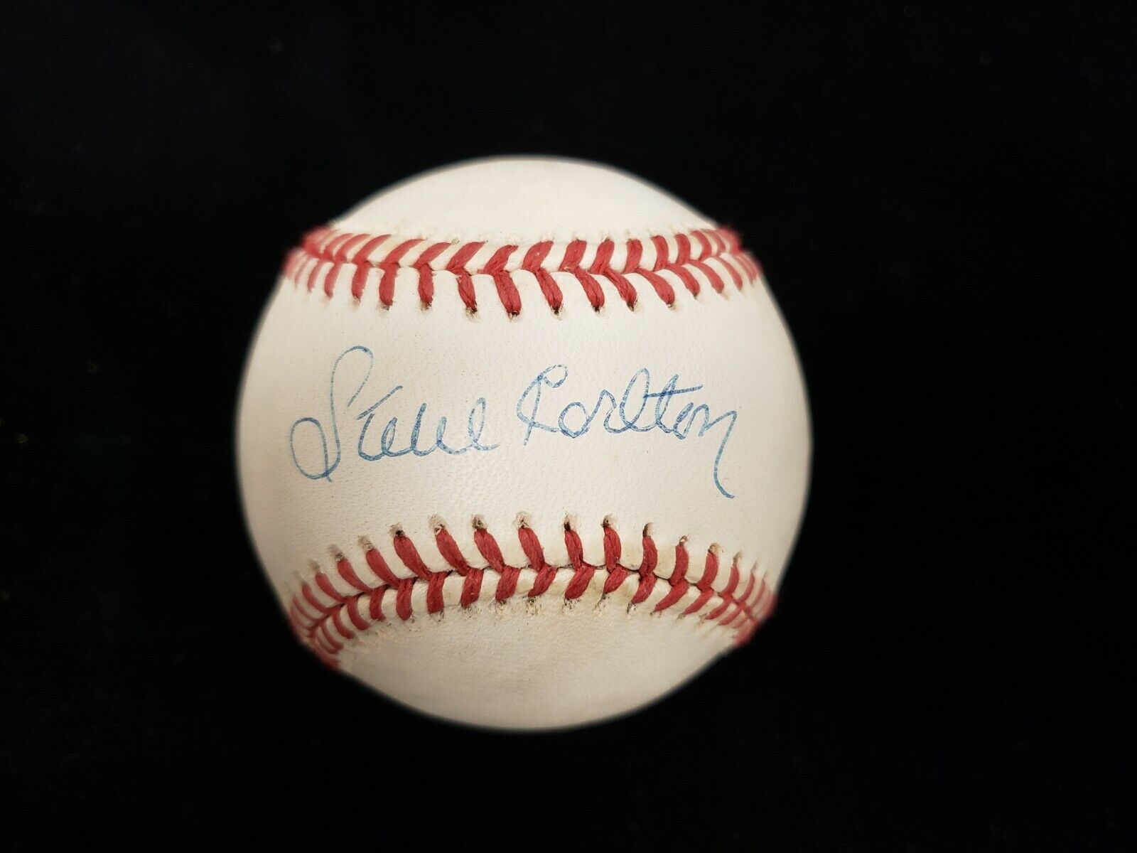 Steve Carlton Autographed NL Baseball