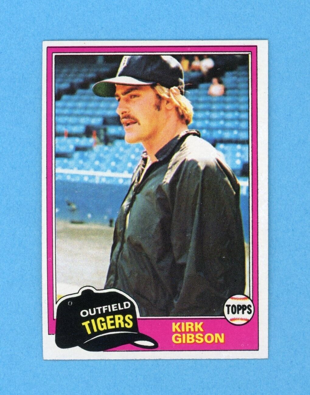 1981 Topps #315 Kirk Gibson Detroit Tigers Rookie Baseball Card NM