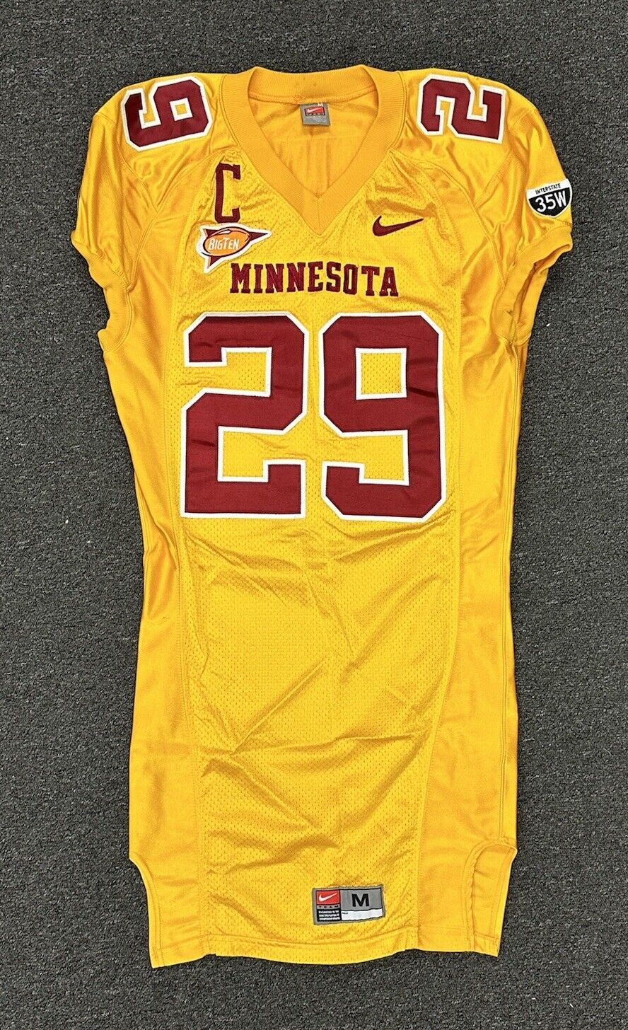 2004-07 Amir Pinnix Minnesota Golden Gopher GAME ISSUED NCAA Football Jersey