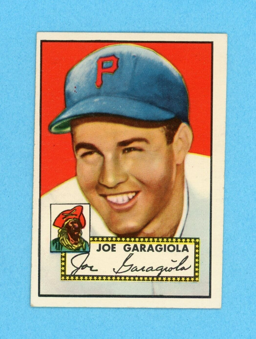 1952 Topps #227 Joe Garagiola Pittsburgh Pirates Baseball Card EX - EX+