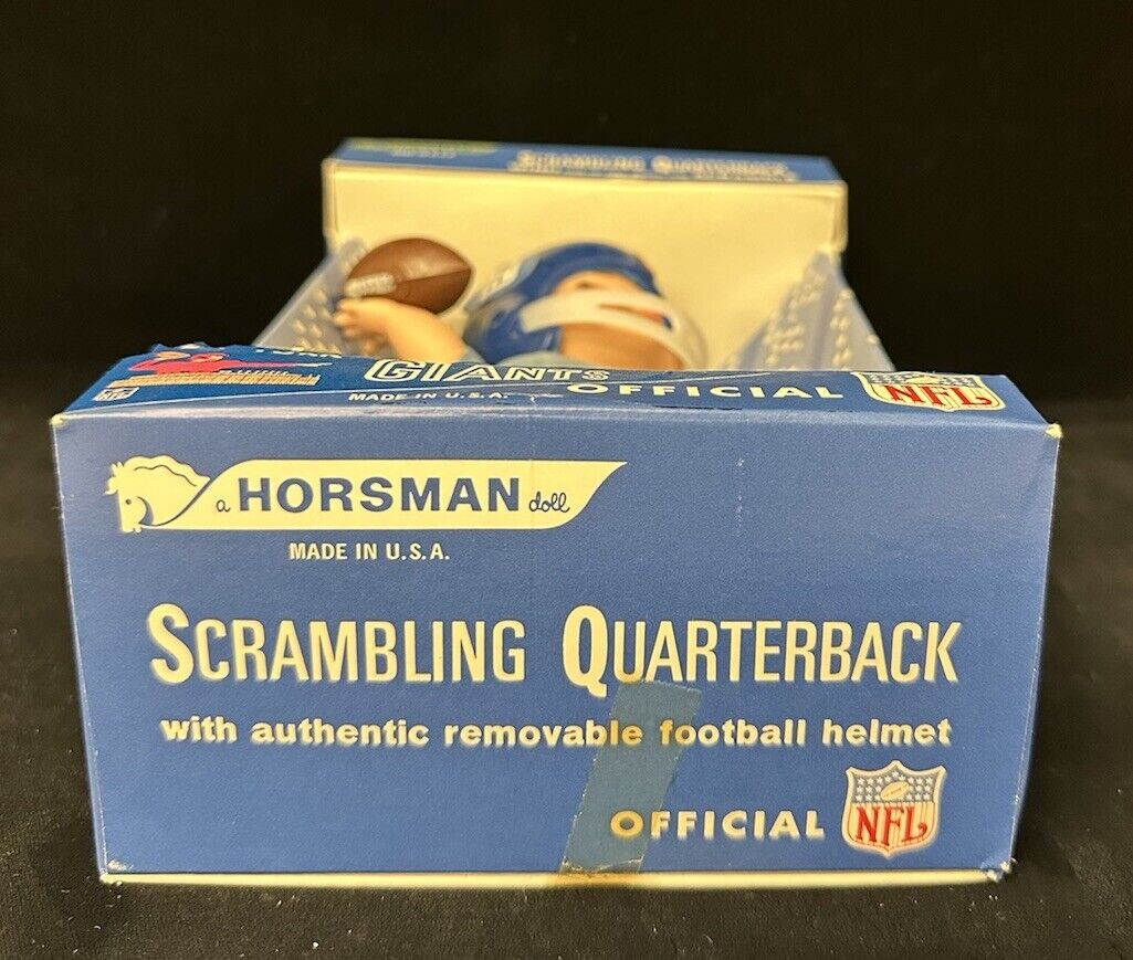 circa 1970’s New York Giants Scrambling Quarterback Horsman Doll in Original Box