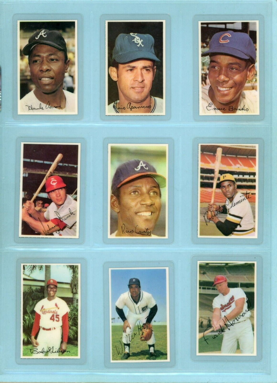 1971 Dell Todays All-Stars Complete Set of 24 Baseball Cards NM laminated