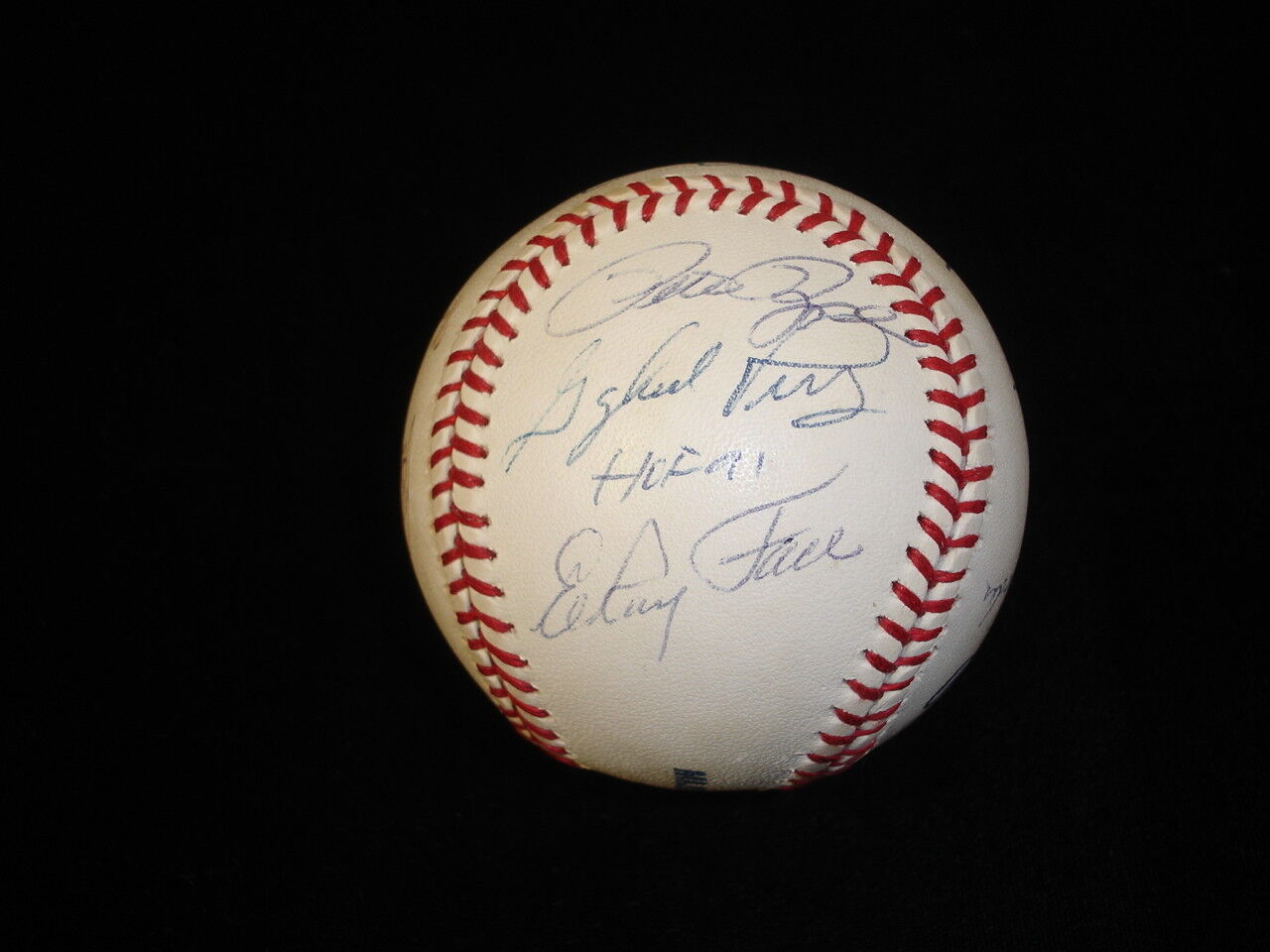 Hall of Famers and Stars Multi Signed Baseball 10 sigs w/ Cepeda Rose Spahn (2x)