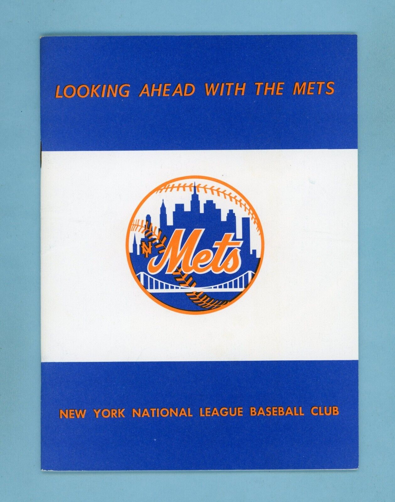 1964 New York Mets Booklet (Team Issue) Looking Ahead with The Mets