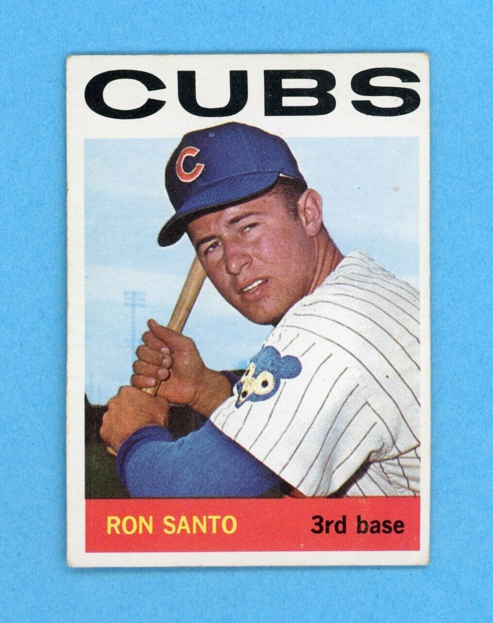 1964 Topps #375 Ron Santo Chicago Cubs Baseball Card Vg/Ex