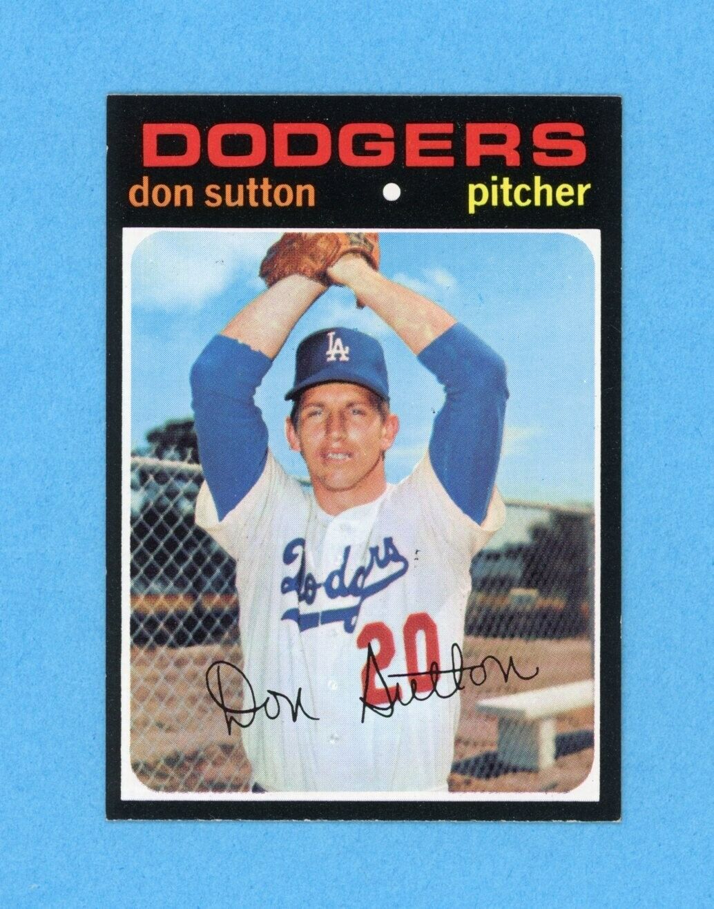 1971 Topps #361 Don Sutton Los Angeles Dodgers Baseball Card NM