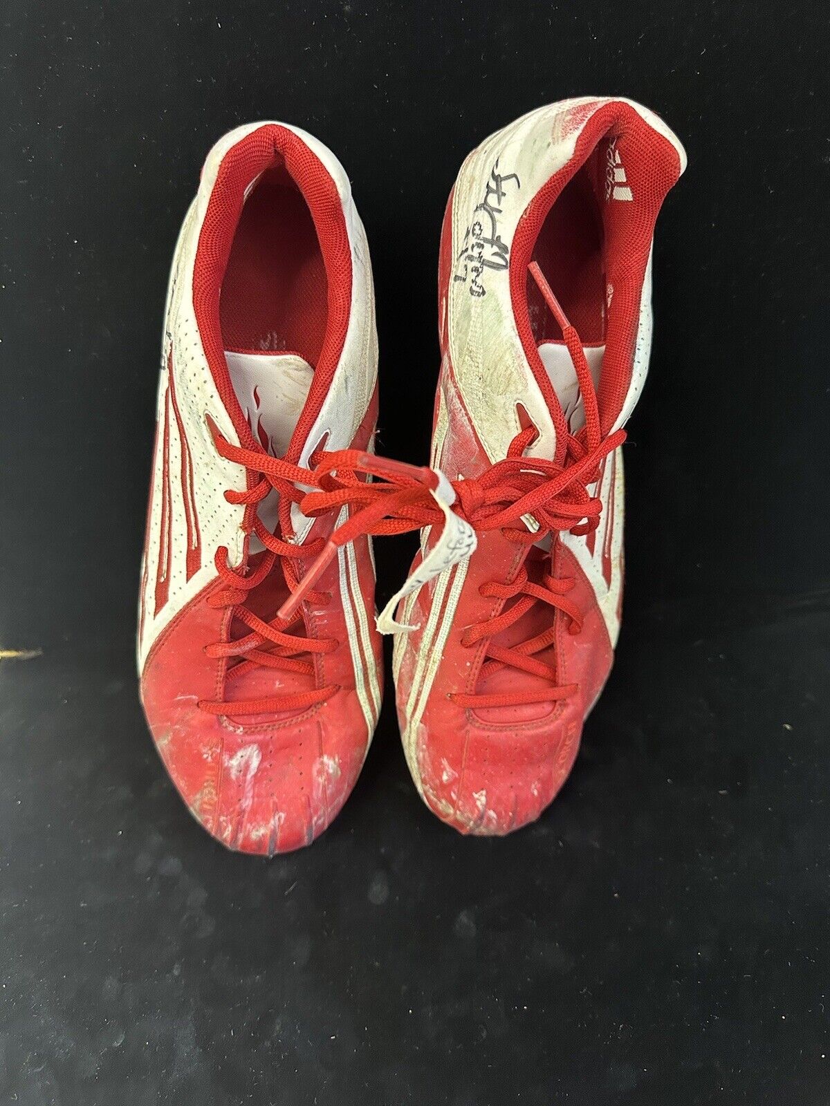 2004 Stefan LeFors #17 Louisville Liberty Bowl GAME USED SIGNED Cleats w/ PHOTO