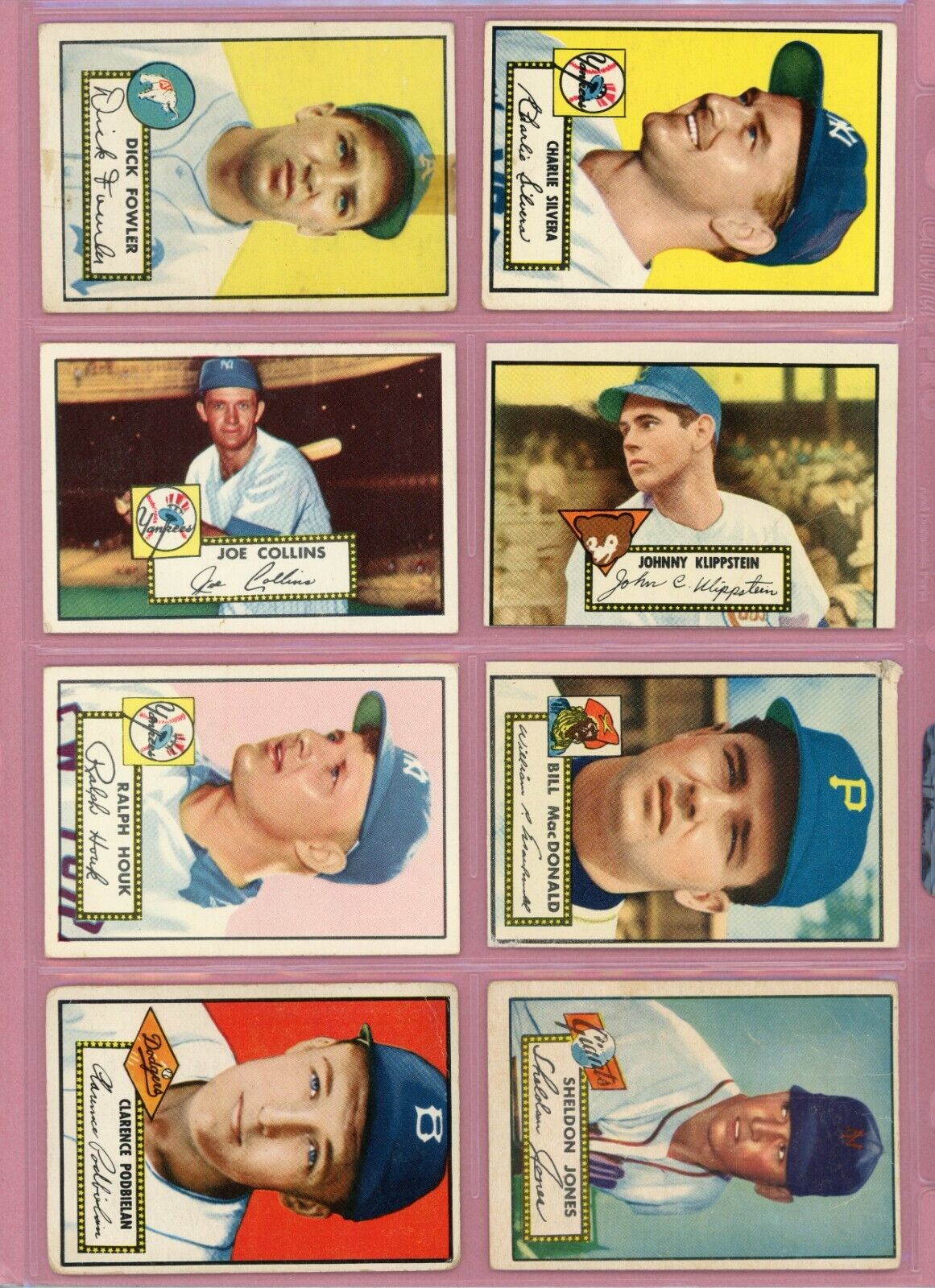 1952 Topps Starter Set Lot of 37 Different Baseball Cards Low Grade