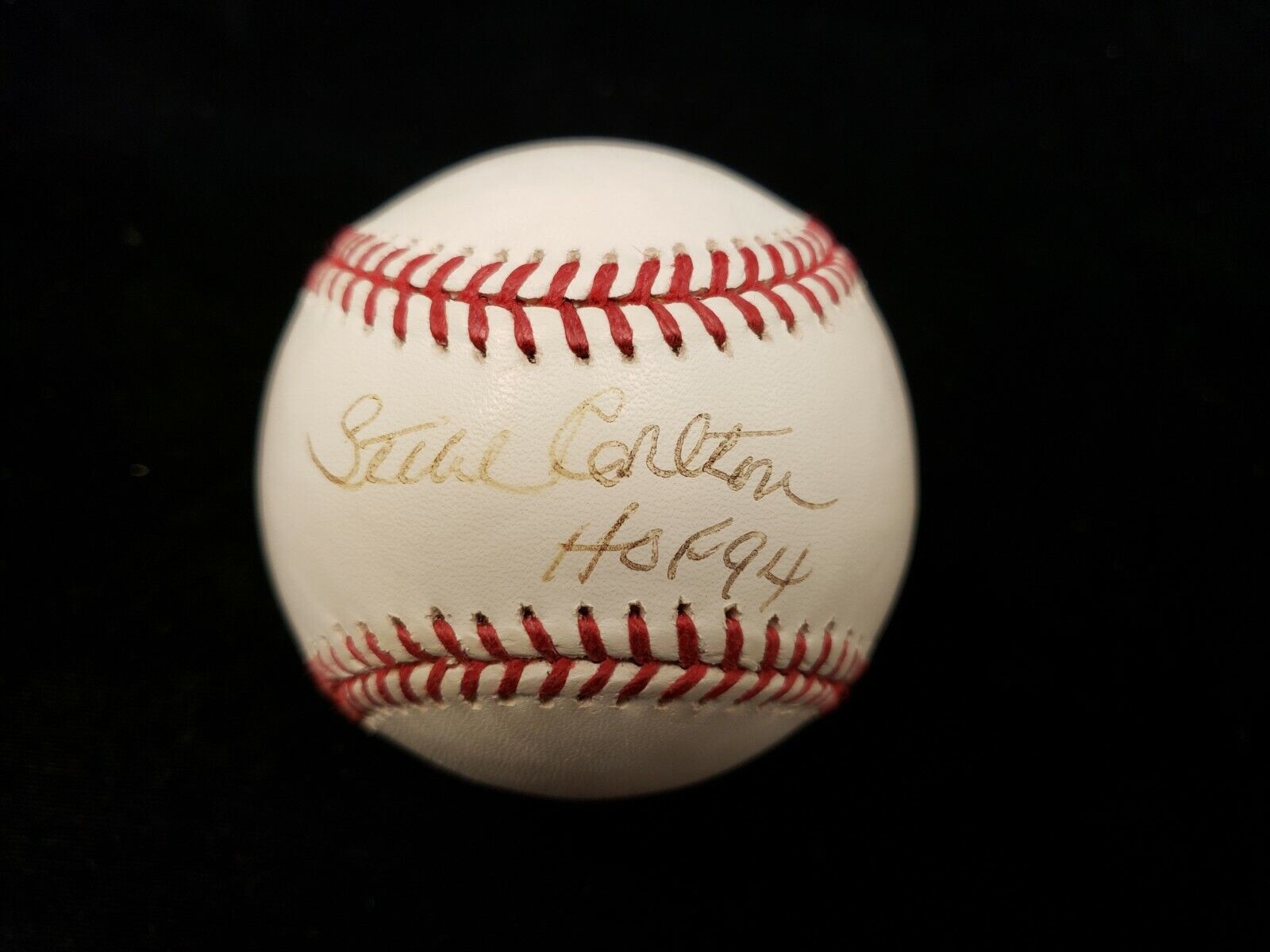 Steve Carlton Autographed ML Baseball